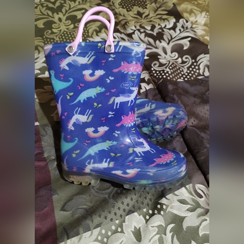 Toddler Girl Rain Boots Size 9